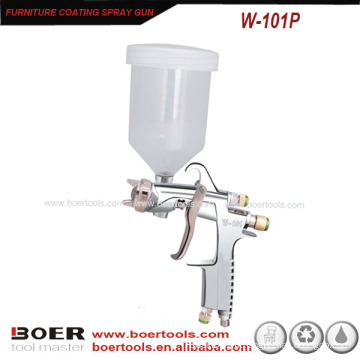 Pistolet de pulvérisation de haute qualité avec tasse en plastique W-101P